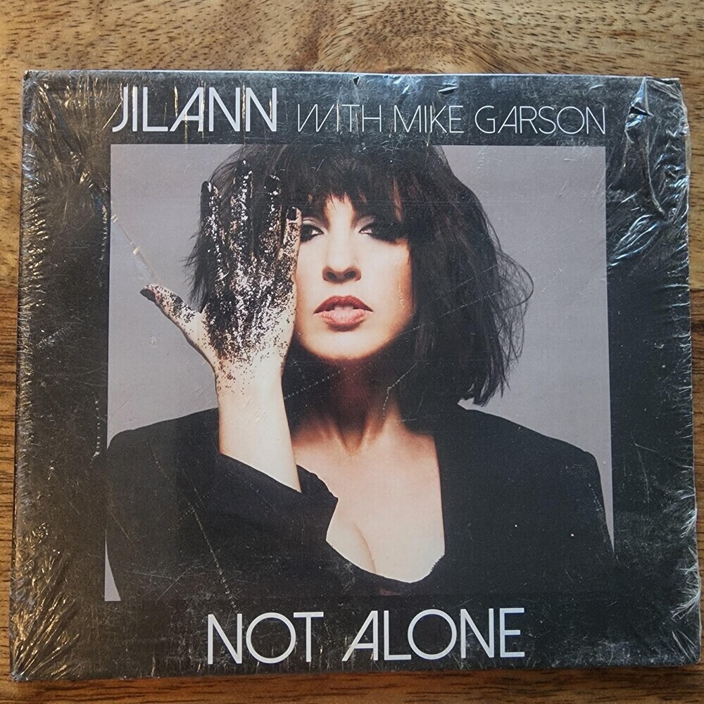Jilann With Mike Garson CD Not Alone 2016 Album New Sealed Black Sleeve Music